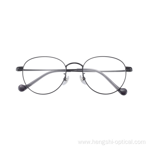 Optical Deformation Display Optica Round Frames Metal Eyewear